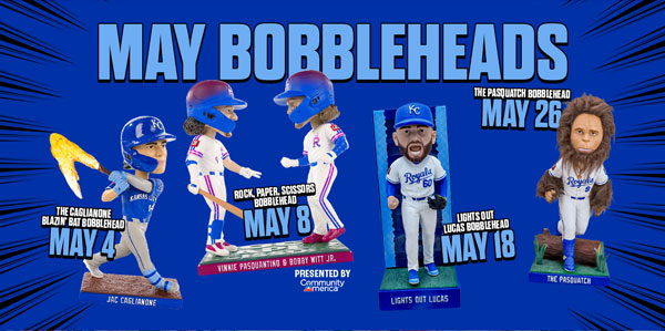 May Bobbleheads - Get Tickets