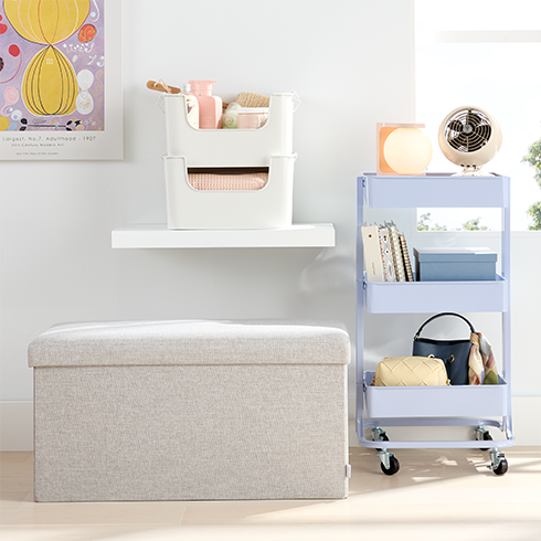 3-Tier Rolling Cart