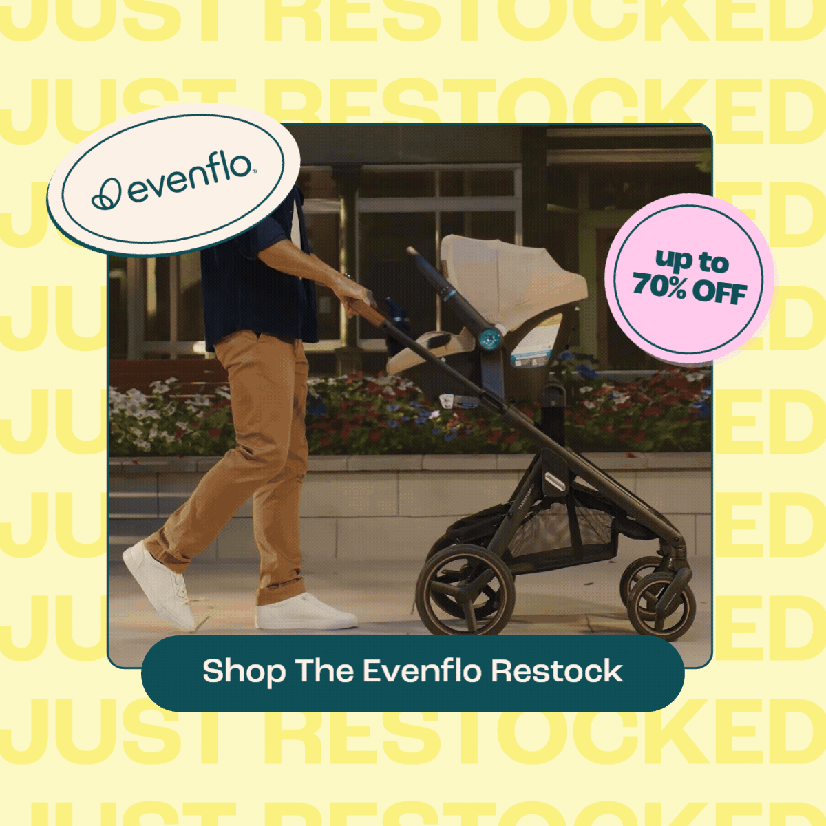 Just Restocked Evenflo. Shop The Evenflo Restock