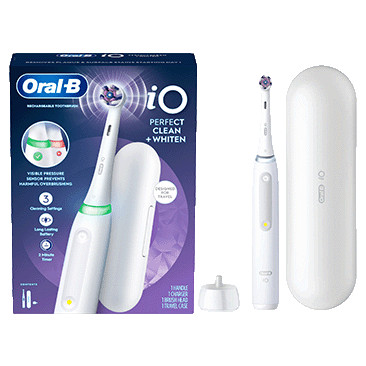 Oral-B iO Perfect Clean and Whiten Rechargeable Electric Toothbrush, 1-Pack