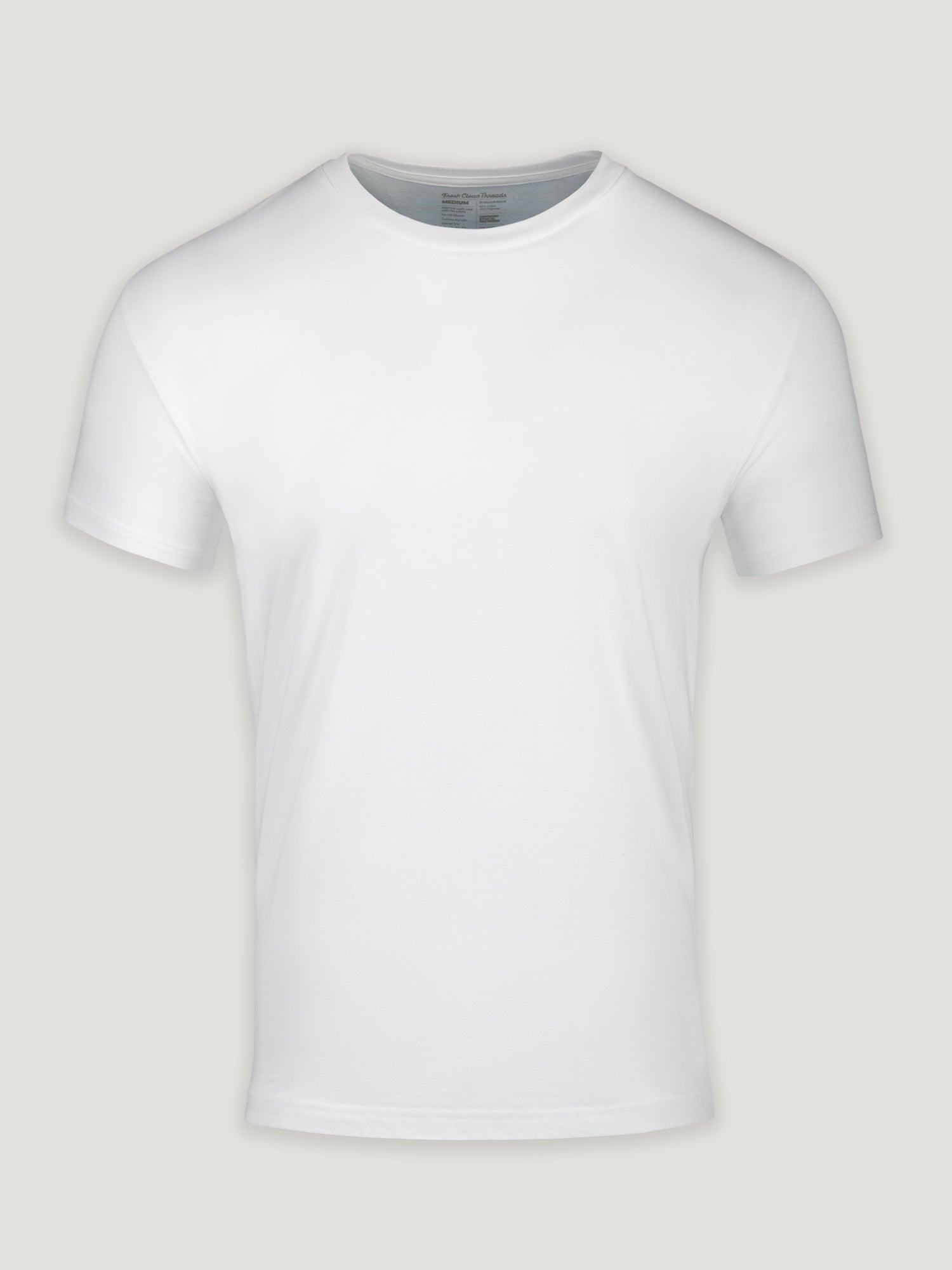 Image of White Crew Neck