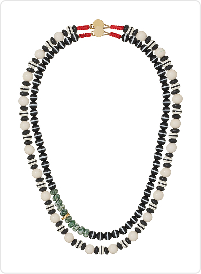 The Salt & Pepper Necklace Duo