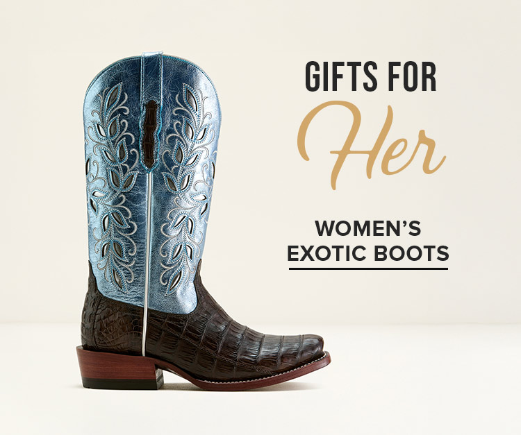 GIFTS FOR HER | WOMEN'S EXOTIC BOOTS