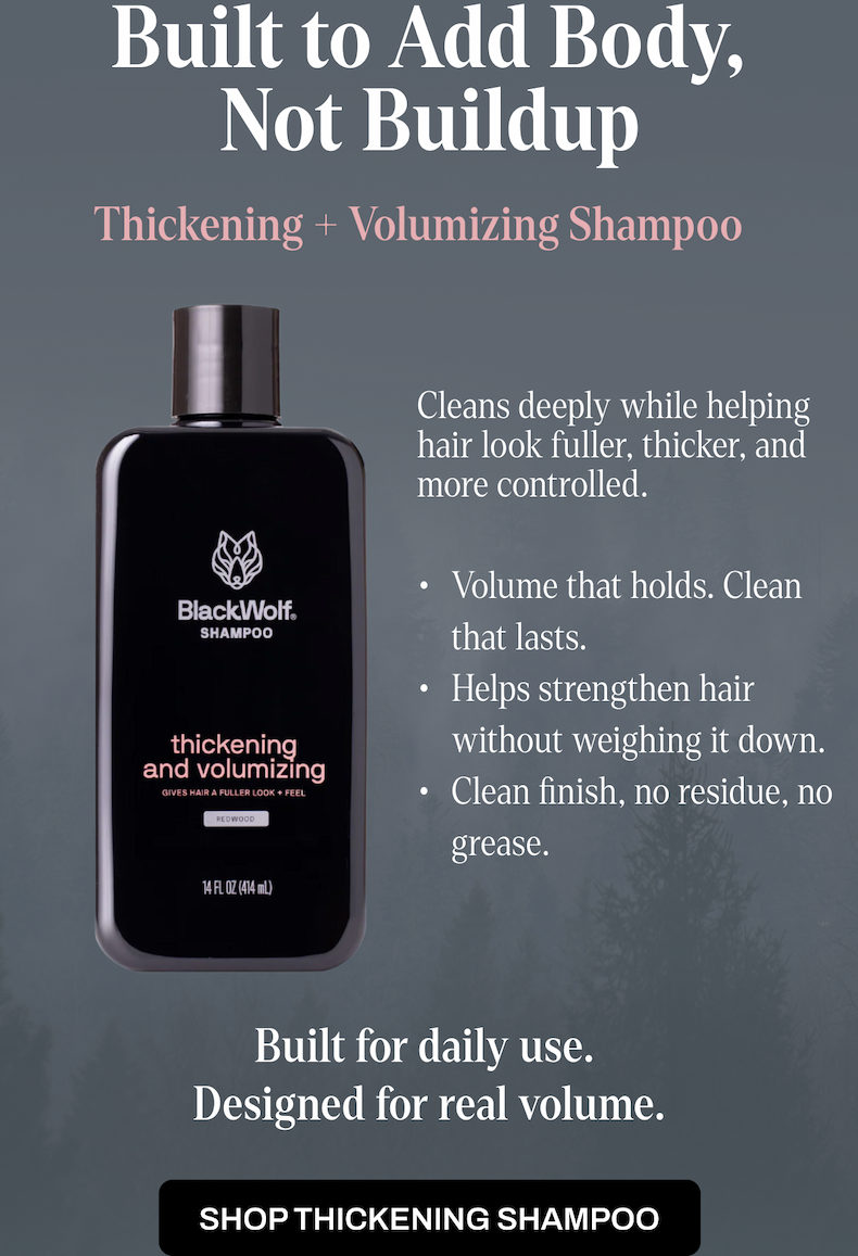 Built to Add Body, Not Buildup. Thickening + Volumizing Shampoo