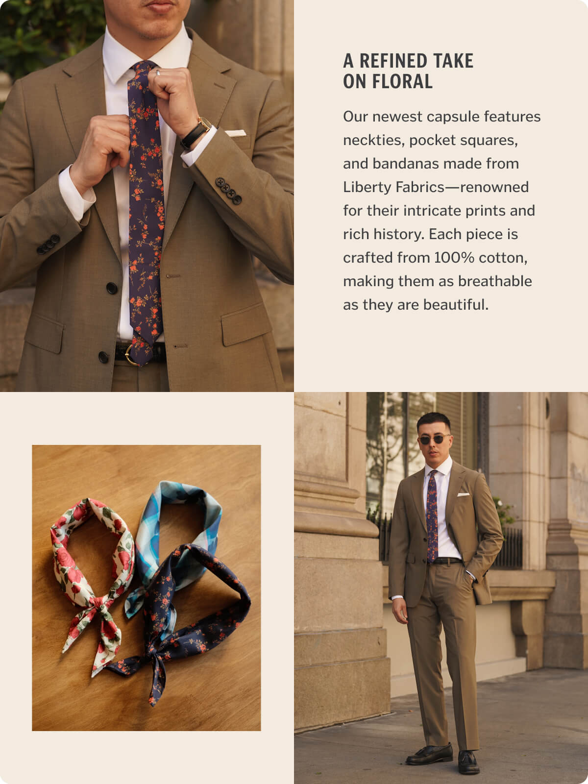 A refined take on floral: The new Liberty Collection.
