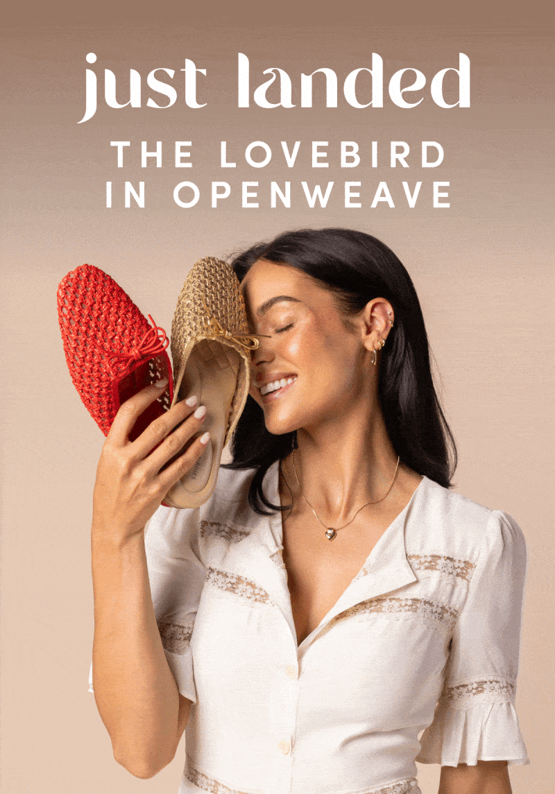 just landed: THE LOVEBIRD IN OPENWEAVE