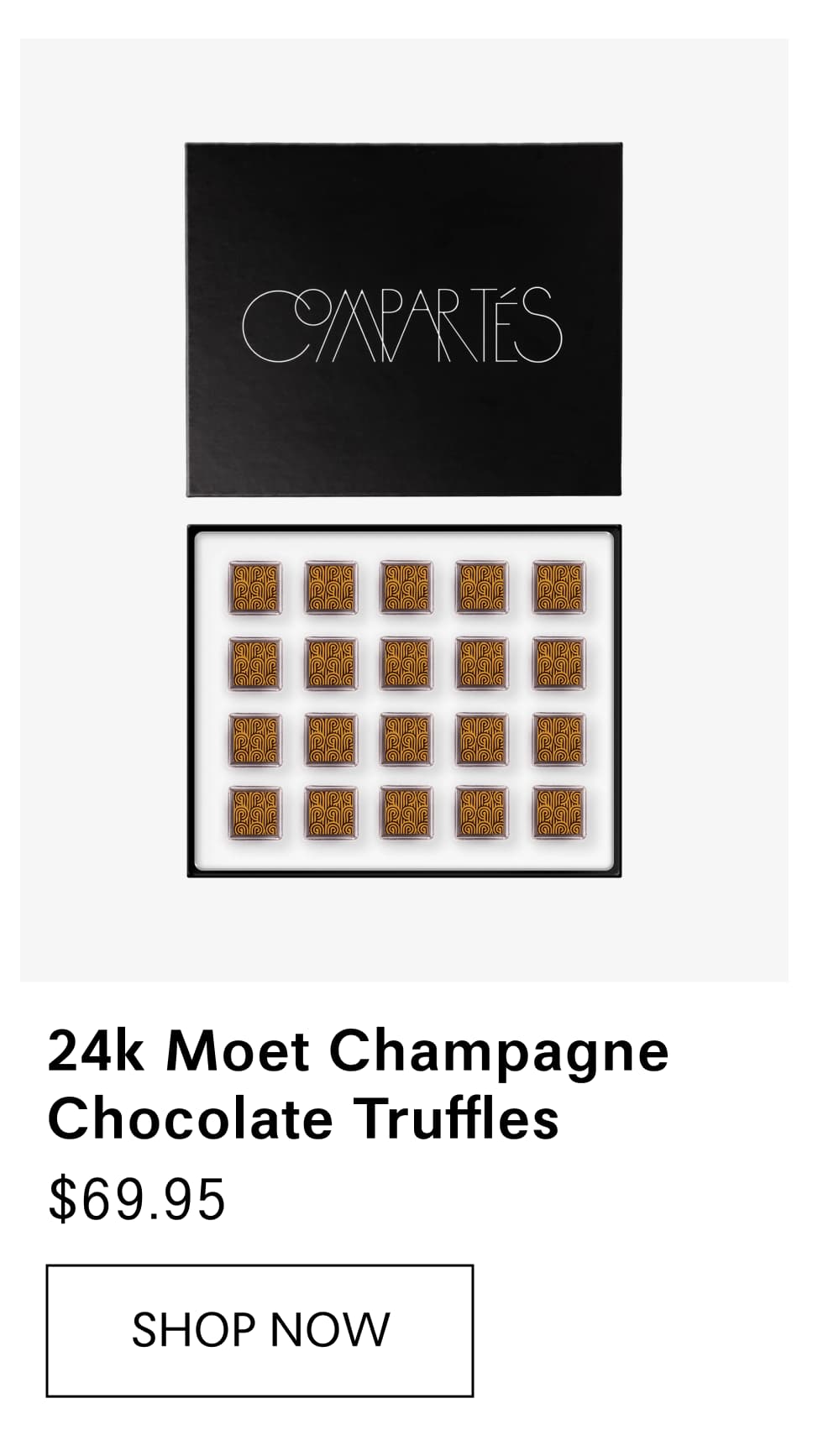 24k Moet Champagne Chocolate Truffles