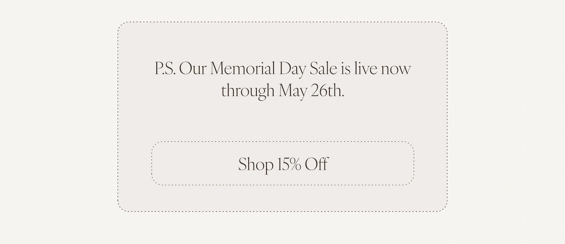 Shop 15% Off