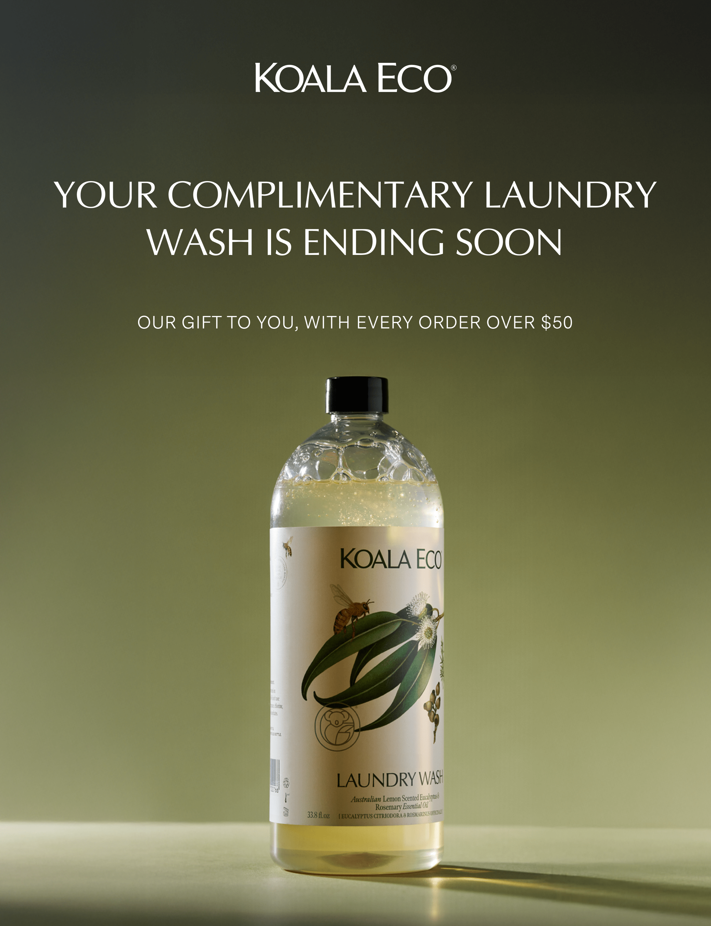 Koala Eco: Your Complimentary Laundry Wash Is Ending Soon