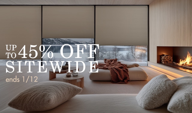 get a fresh start with 45% off sitewide + 50% off levolor