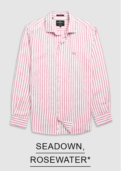 Shop Seadown Sports Fit Shirt, Rosewater online and instore at Rodd & Gunn