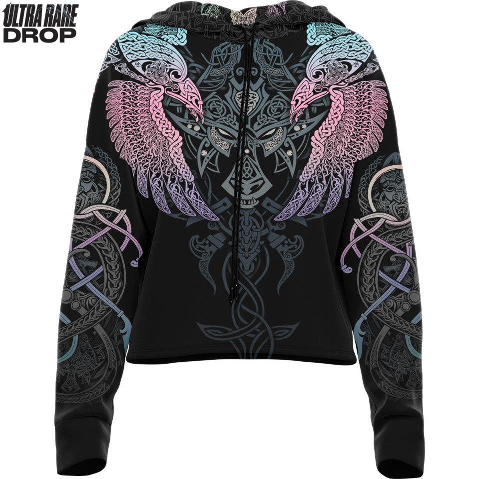 Image of Dual Ascent Drop Shoulder Crop Hoodie - Vigil Edition - 300 Units Across All Styles