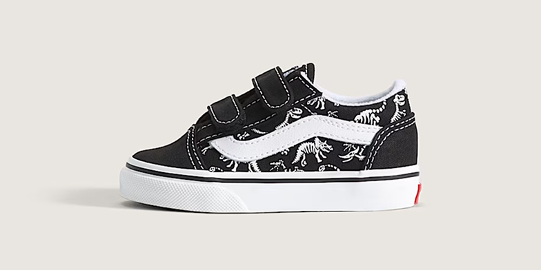 Glow-in-the-Dark Black Toddler Old Skool V Shoe