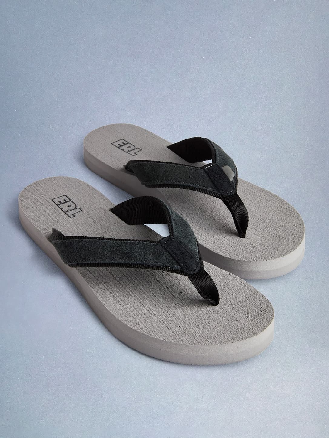 erl grey flip flops
