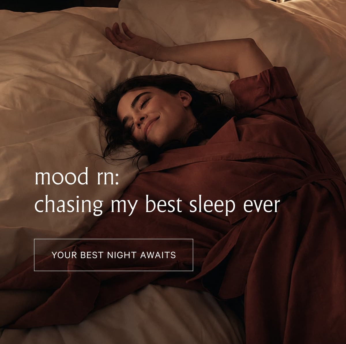 mood rn:&nbsp; chasing my best sleep ever