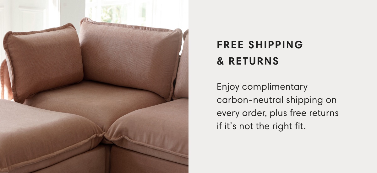 Free Shipping & Returns