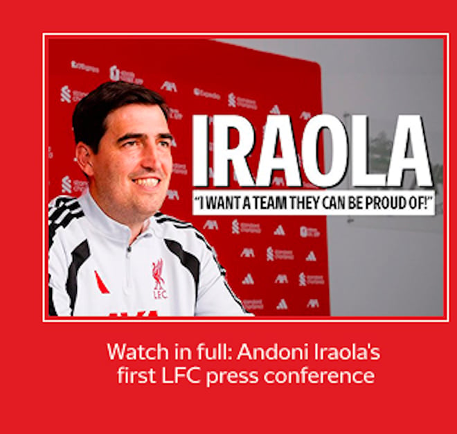 Watch in full: Andoni Iraola's first LFC press conference