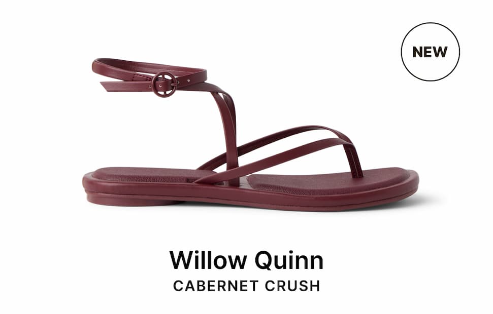 Burgundy is back in focus. Now trending across our best-selling silhouettes, this deeper hue adds instant polish to every look. Shop Willow Quinn
