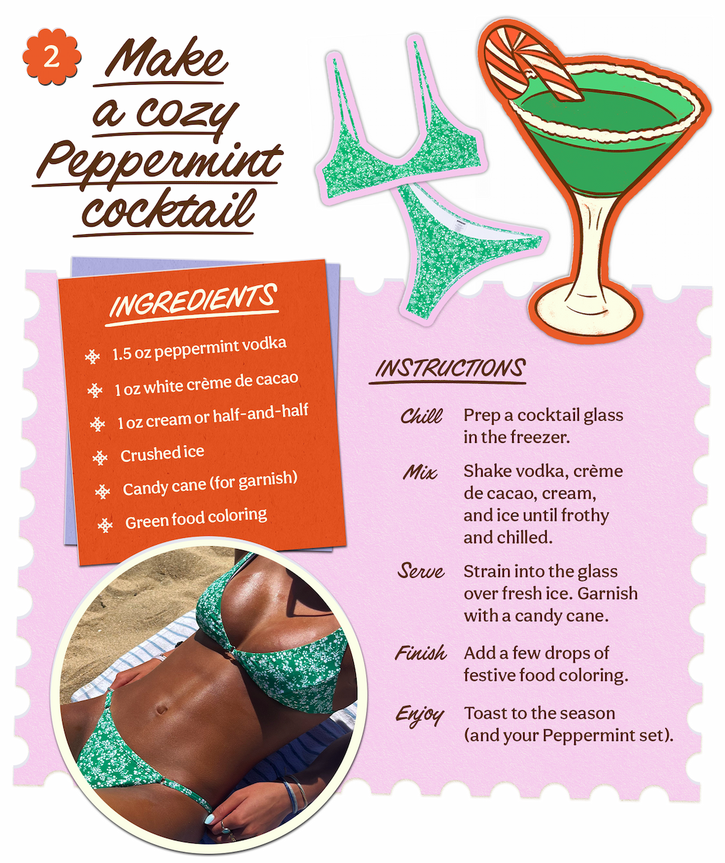 Cozy Peppermint Cocktail