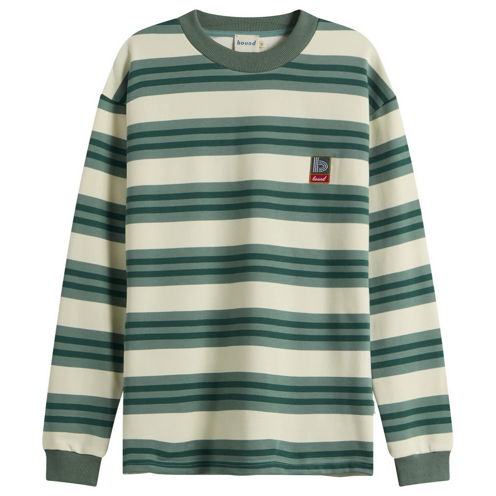 Bound Eucalyptus Stripe Long Sleeve T-Shirt