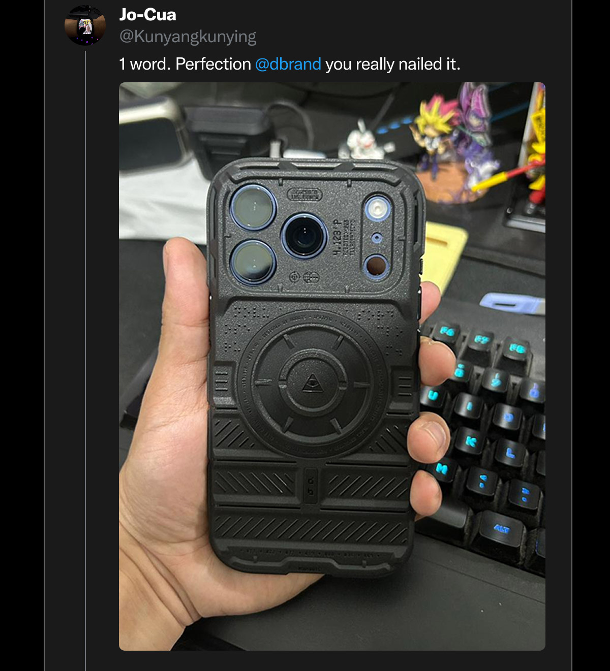 @Kunyangkunying on Twitter: "1 word. Perfection dbrand you really nailed it."