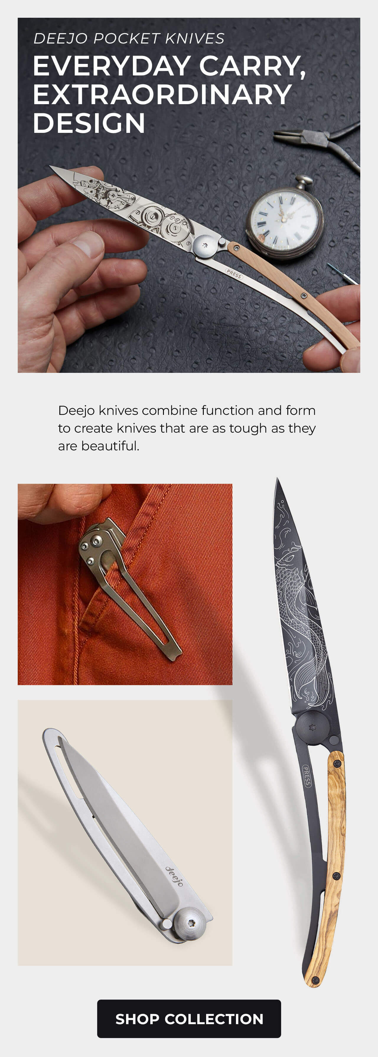 Deejo French-Forged Knives
