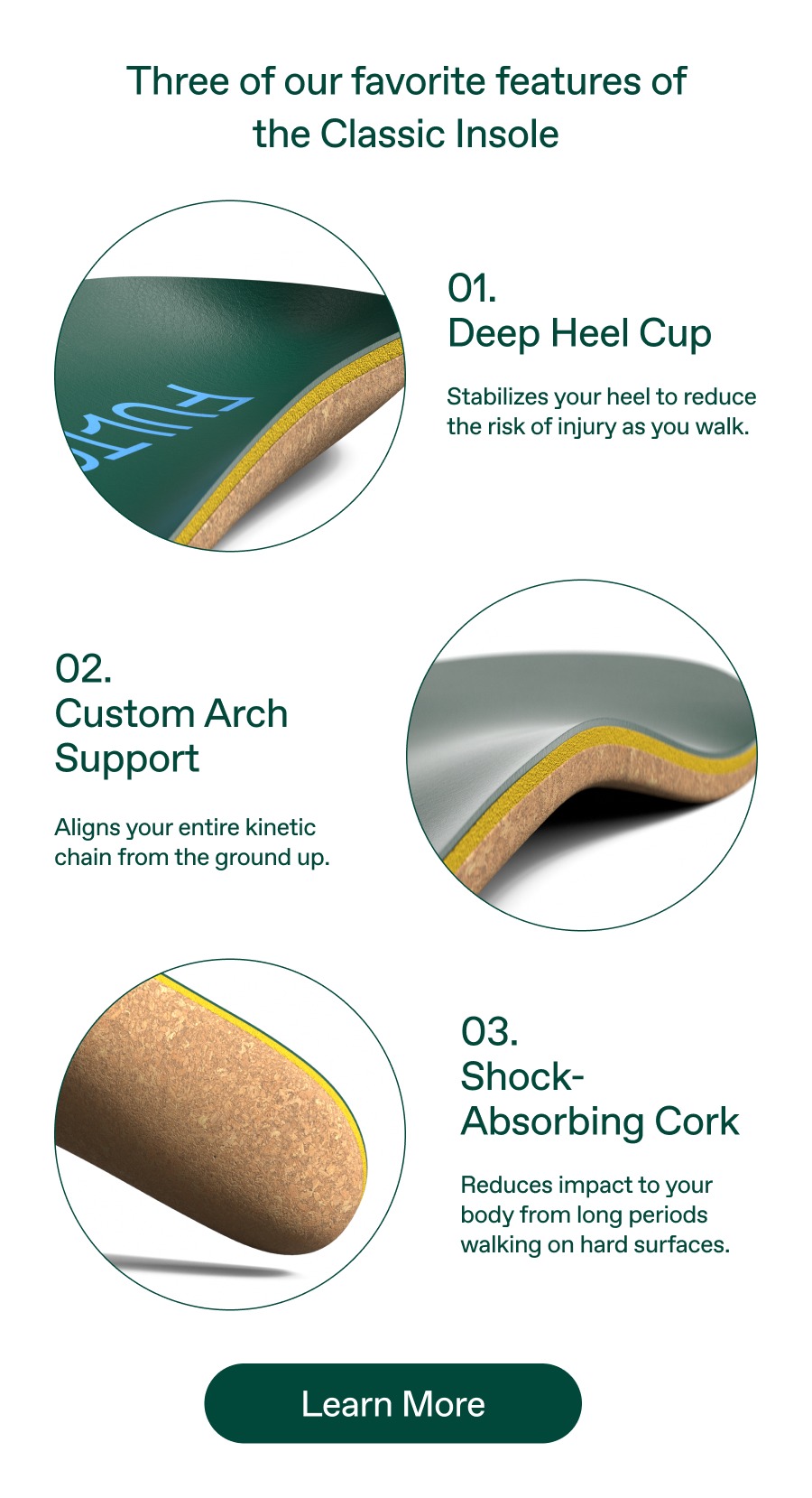 Three of our favorite things about the classic insole