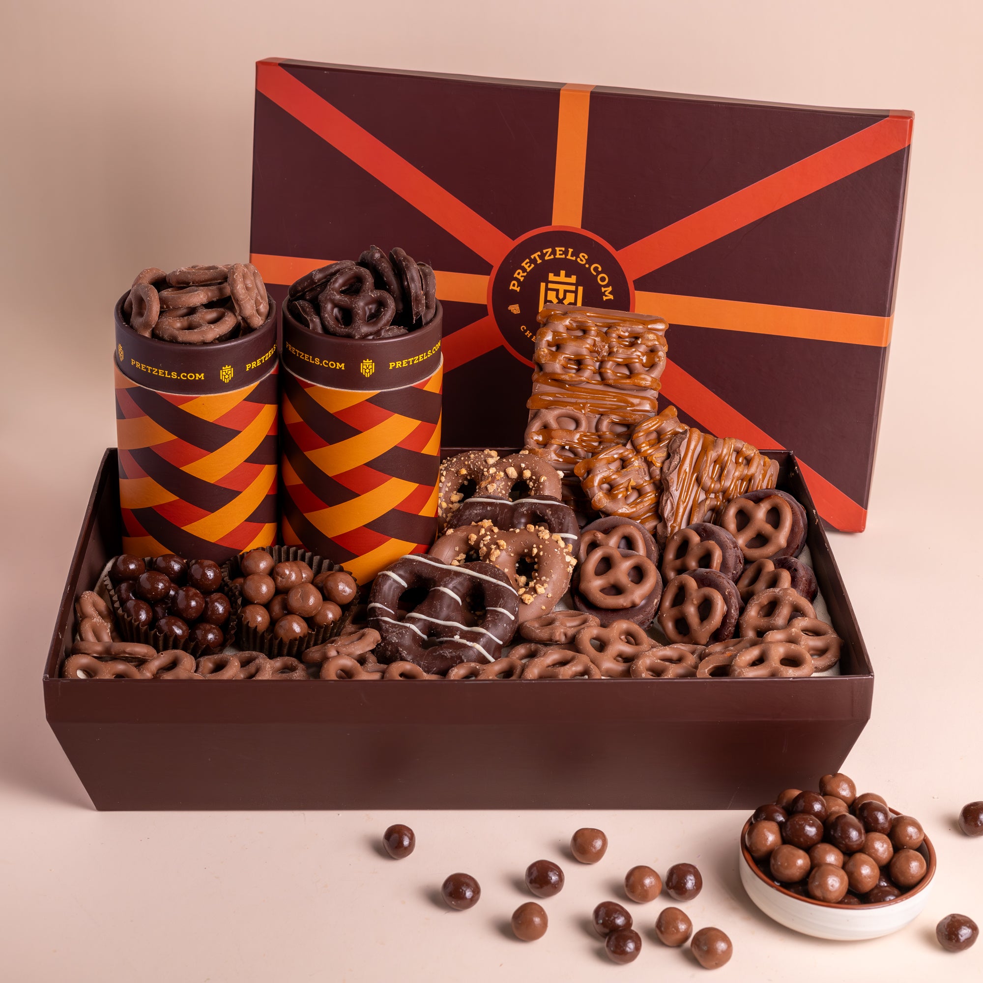 Image of Pretzel Lovers Belgian Chocolate Basket