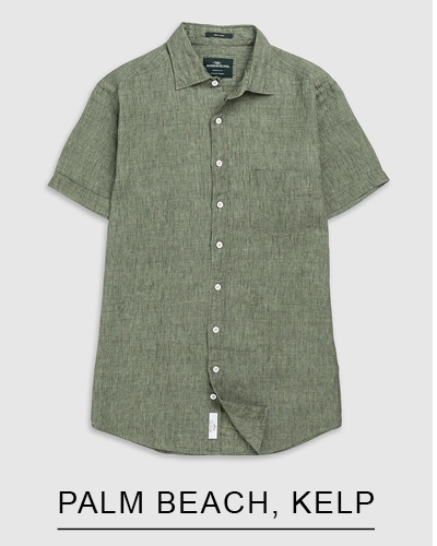 Shop Palm Beach Sports Fit Shirt, Kelp online and instore at Rodd & Gunn
