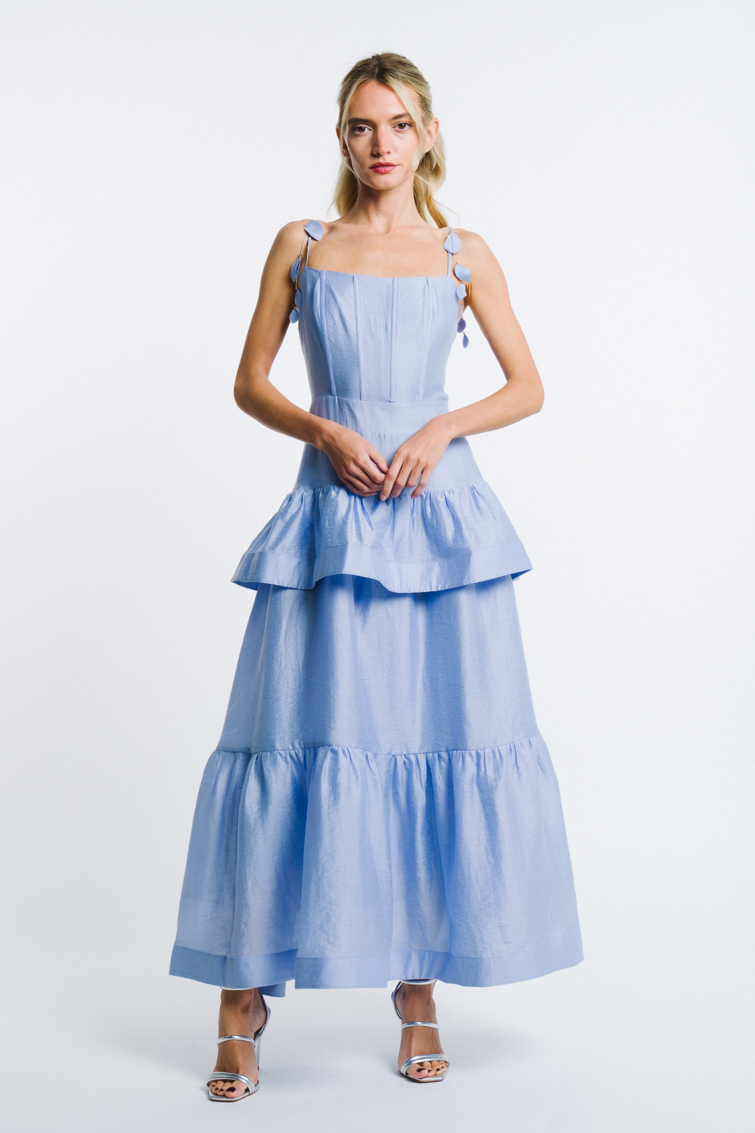 Image of Claudette Tiered Ruffle Maxi Dress
