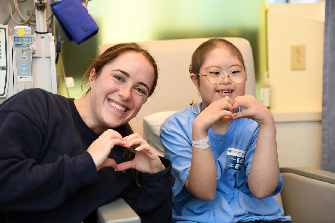Infusion Nurse Jolie Bellemore, BSN, RN, and Honoka Kobori