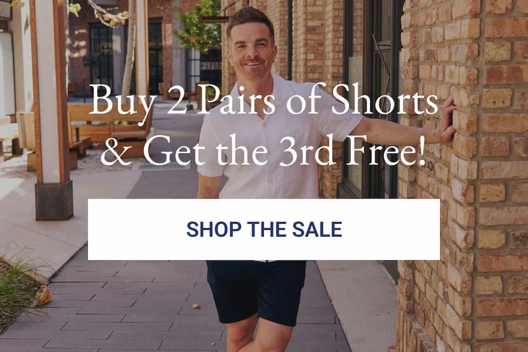 Buy 2 Pairs of Shorts & Get the 3rd Free!