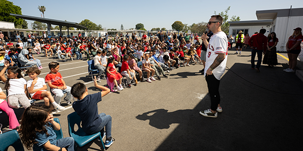 Angels Baseball Foundation's 18th annual Adopt-A-School program, presented by OC Waste & Recycling
