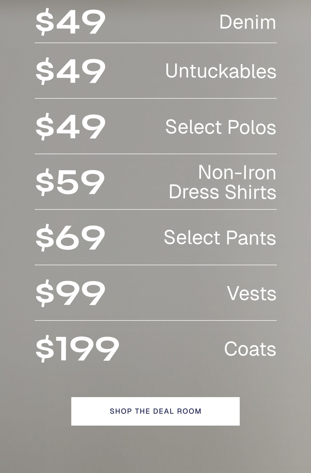 Shop THE DEAL ROOM