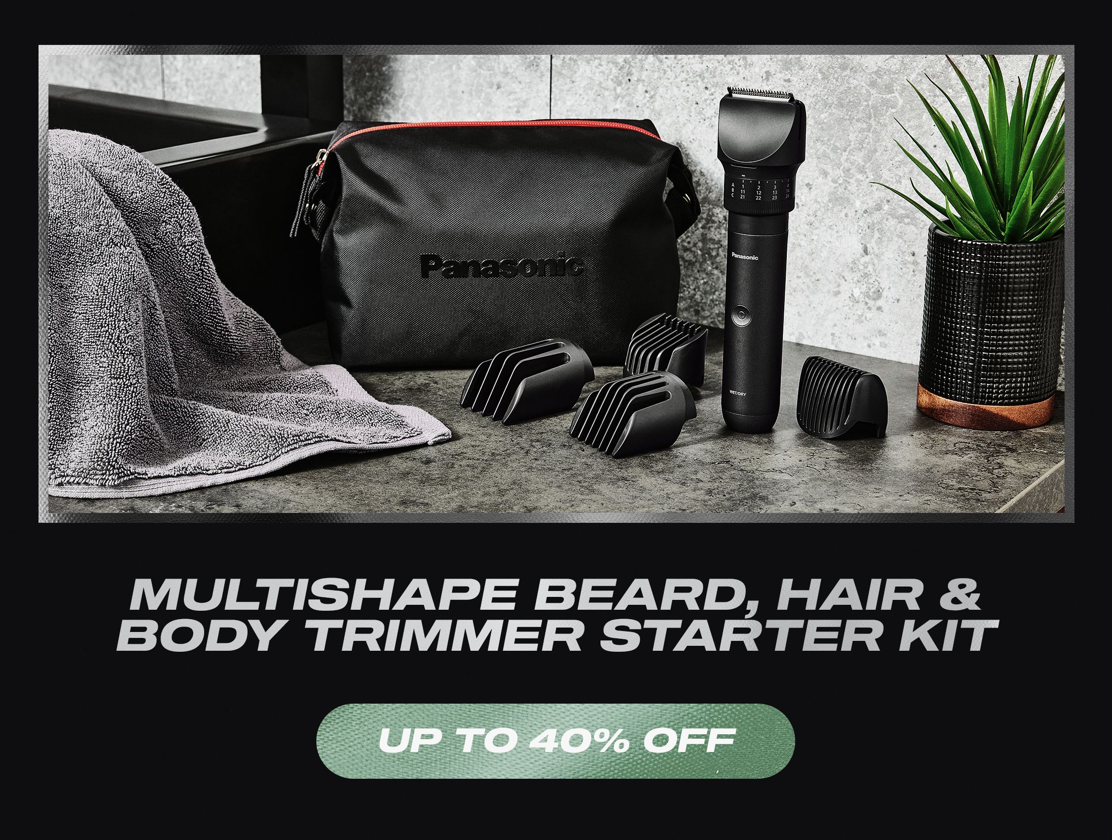 MultiShape Beard, Hair & Body Trimmer Starter Kit - Up to 40% Off