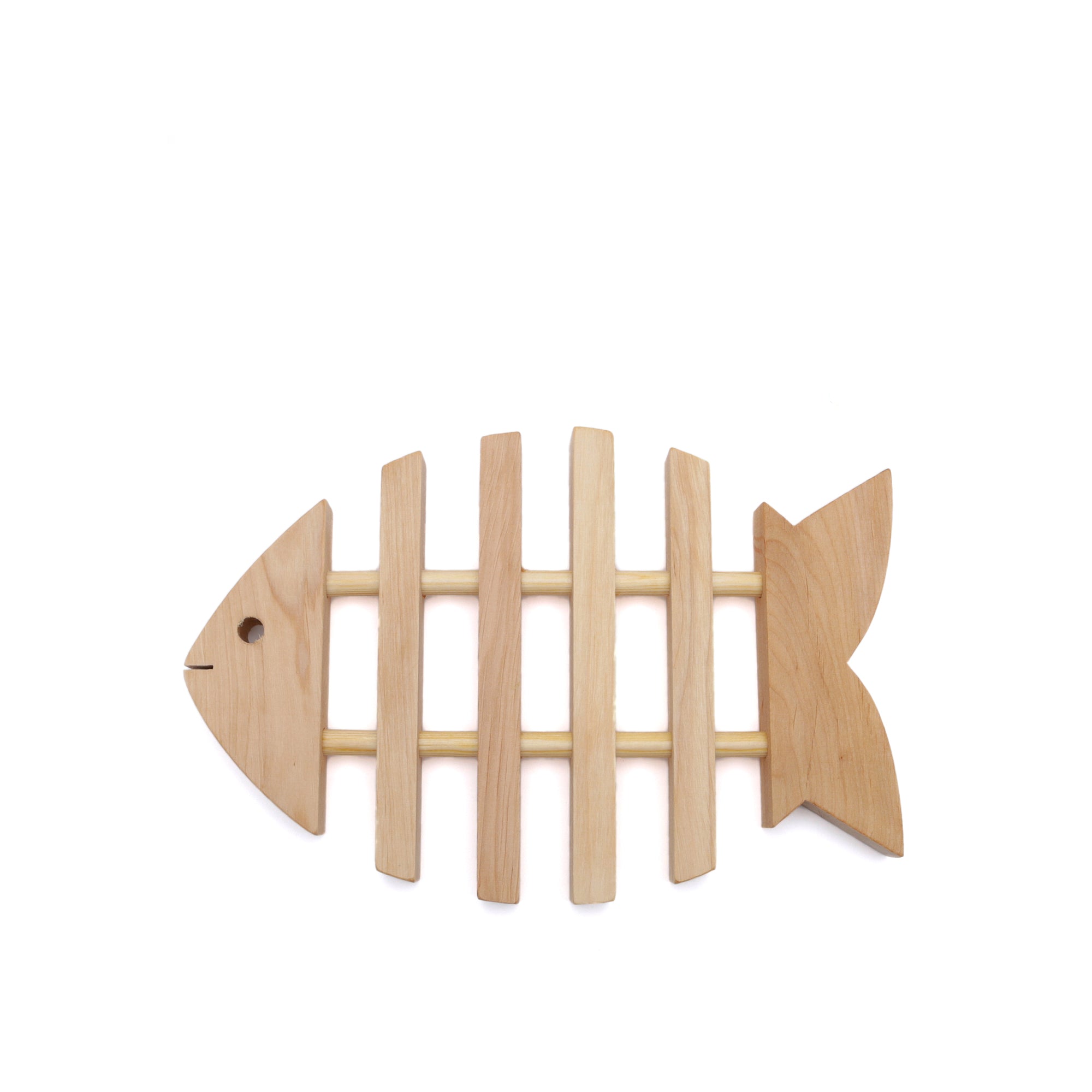 Image of Alder Wood Fish Bone Trivet