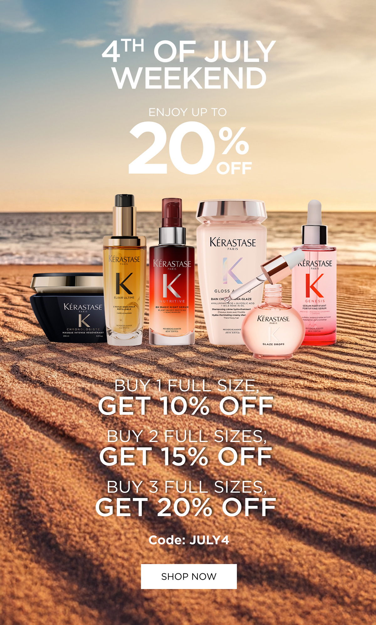 ENJOY UP TO 20% OFF