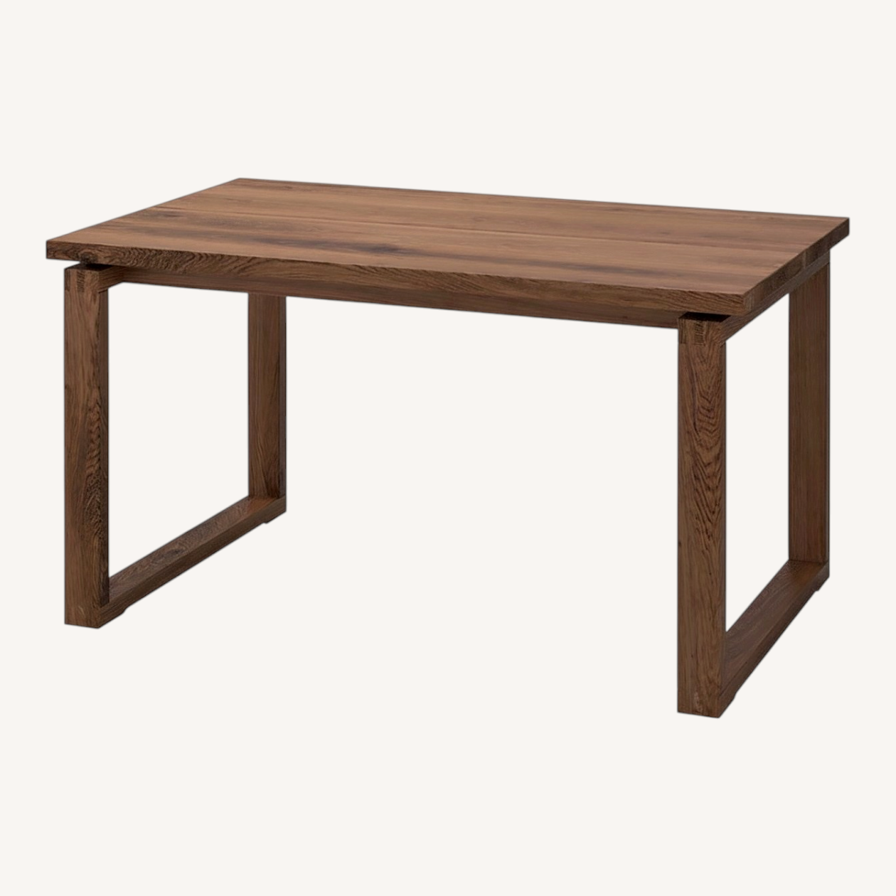 Image of Ikea Dark Brown Wood Dining Table