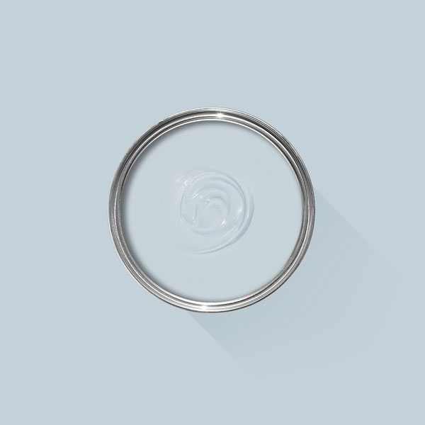 A photo looking down on a Farrow & Ball tin filled with Kakelugn
