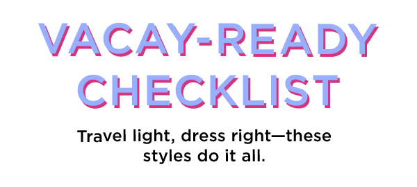 Vacay Ready Checlist