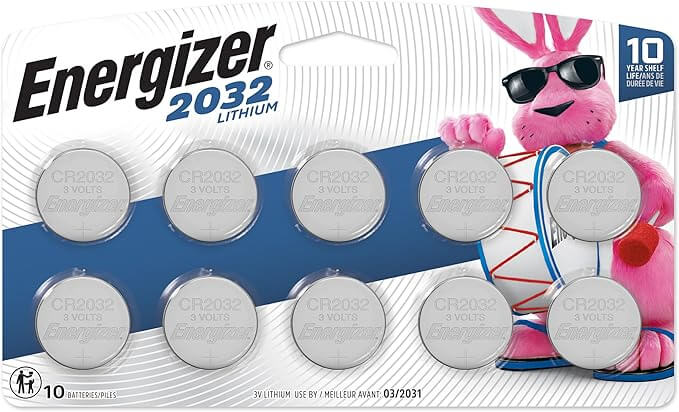 Energizer AirTag-Compatible Lithium Batteries, 10-Pack