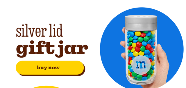 SILVER LID GIFT JAR