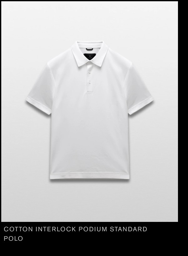 Cotton Interlock Podium Standard Polo