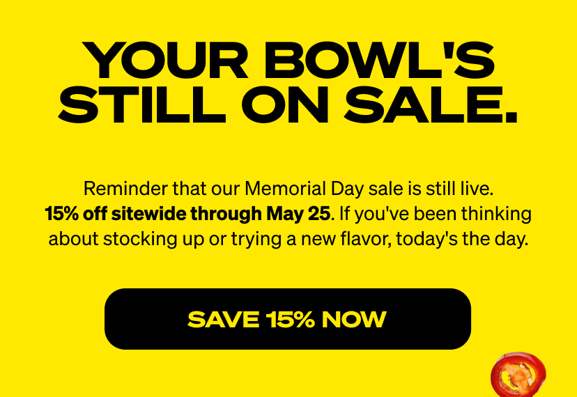 SAVE 15% NOW