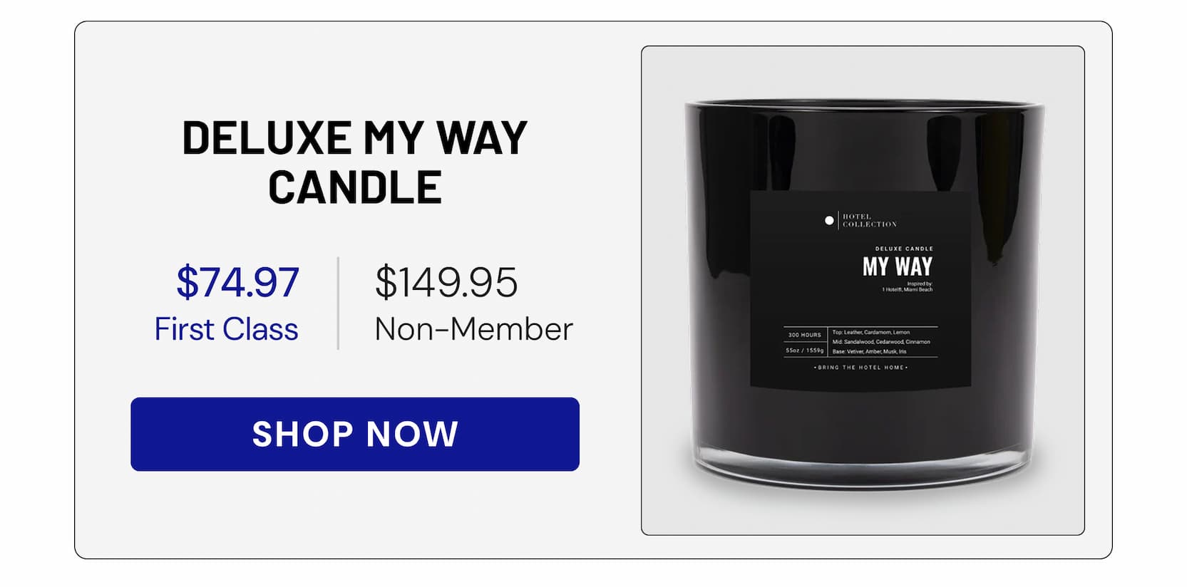 DELUXE MY WAY CANDLE | SHOP NOW