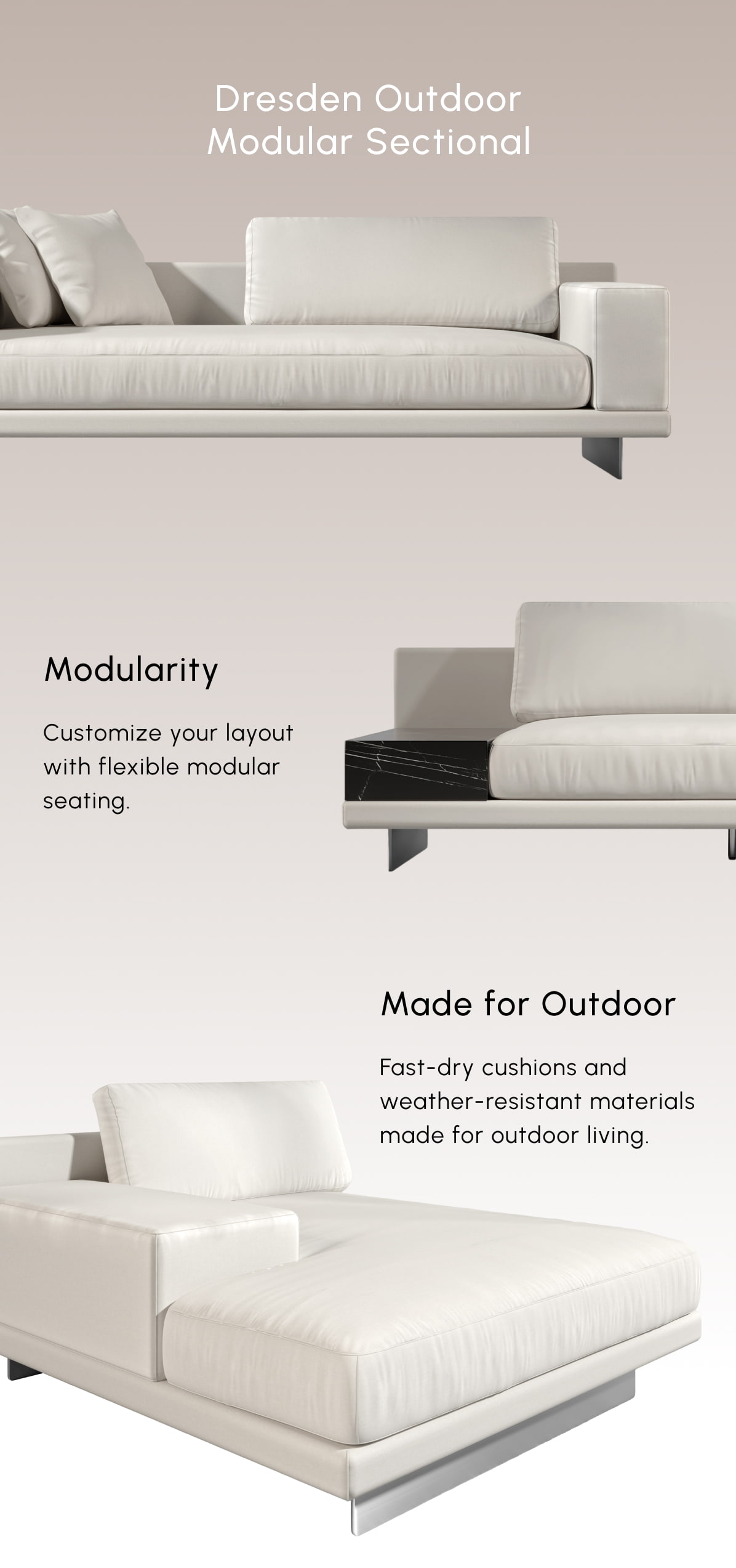 Dresden Outdoor Modular Sectional