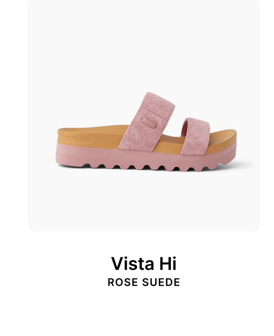Cushion Vista Hi Rose Suede