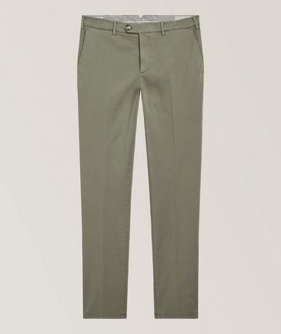 Brunello Cucinelli - Italian-Fit Stretch-Cotton Chino Pants