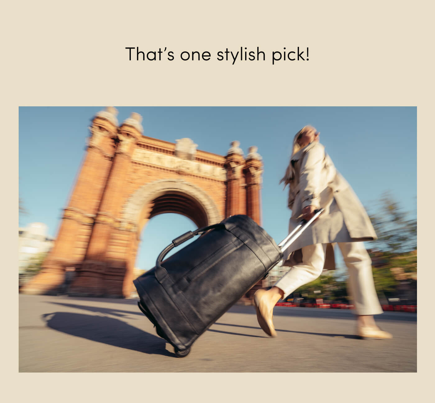 That’s one stylish pick! 