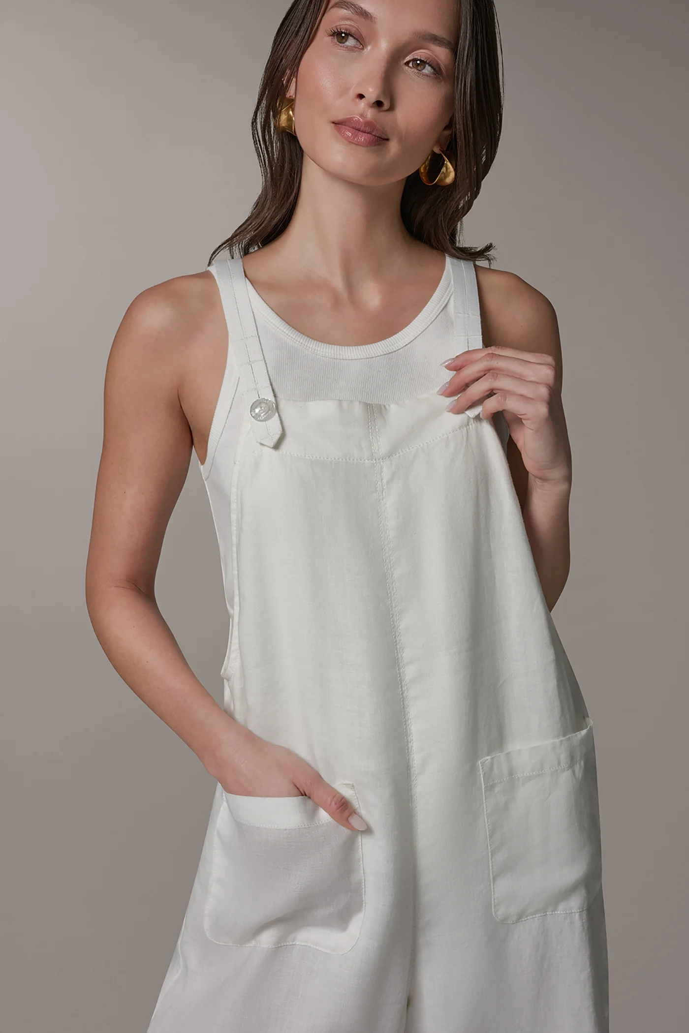SLEEVELESS CROPPED JUMPER